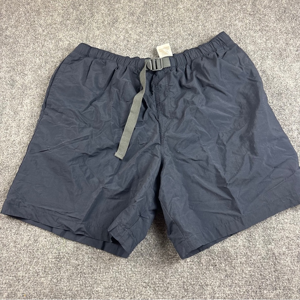 COLUMBIA Mens Navy Blue Lined Omni-Shade Water Shorts Size: XXL 8” Length
